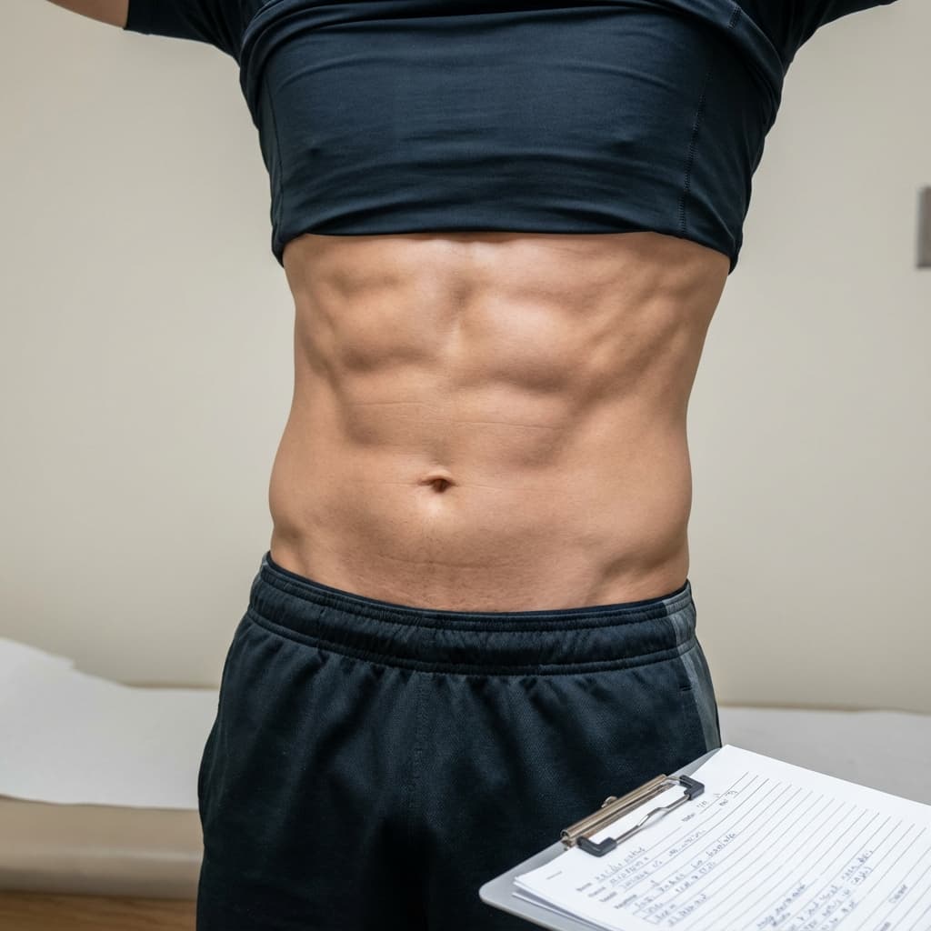 Body sculpting before and after result - after