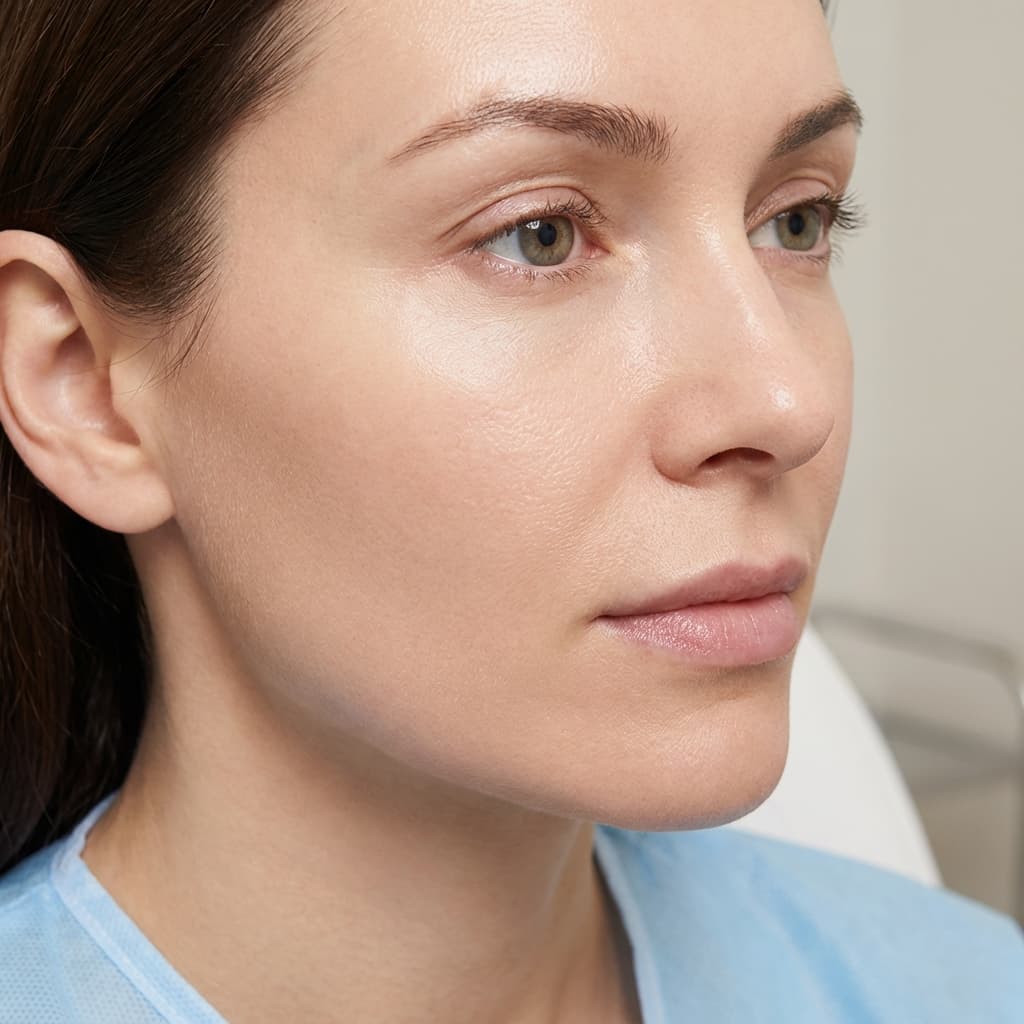 Microneedling before and after result - after